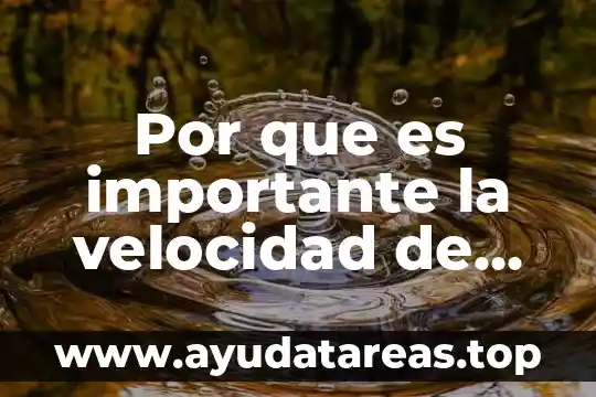 Por que es tan importante la super luna 6 Por que es importante la velocidad de una reaccion