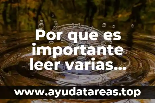 No tomar líquidos sin leer para qué es animados 4 Por que es importante leer varias fuentes de consulta