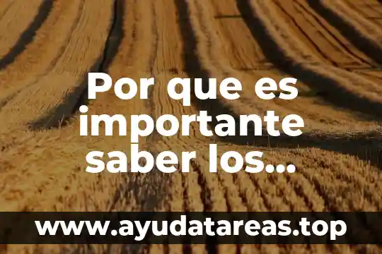 Por que es importante saber los costos