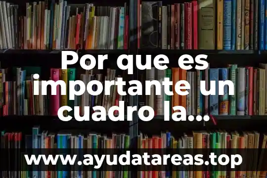 Por que es importante un cuadro la rubrica