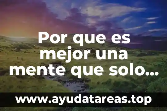 Qué es el duelo psicología y mente 6 Por que es mejor una mente que solo un cuerpo
