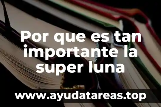 Por que es importante tener un plan de vida ensayos 3 Por que es tan importante la super luna