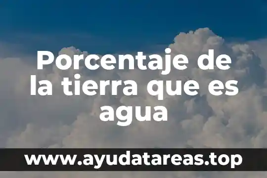 Que es el contenido de agua optumo 3 Porcentaje de la tierra que es agua