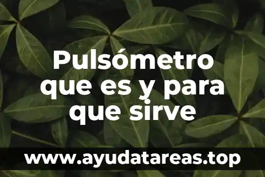Que es pictograma y para que sirve 5 Pulsómetro que es y para que sirve