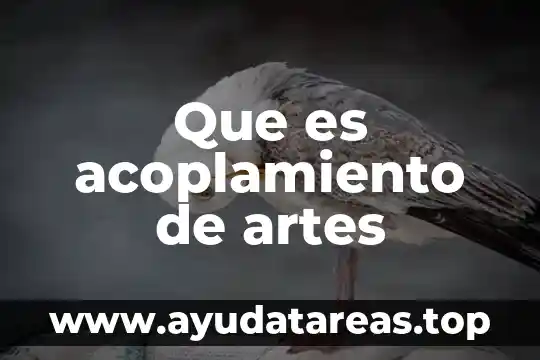 Que es logotipo de las artes 5 Que es acoplamiento de artes