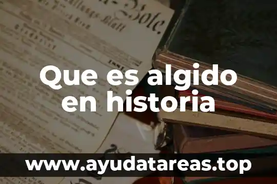 Que es ecuestre en historia 8 Que es algido en historia