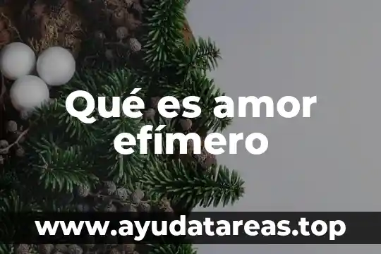 Amor es mas laberinto que es 6 Qué es amor efímero