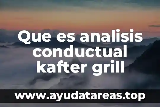 Que es el pensamiento para teoria cognitivo conductual 4 Que es analisis conductual kafter grill