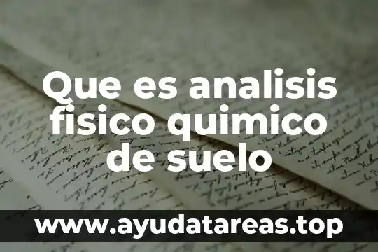 Qué es un número atómico de un elemento químico 5 Que es analisis fisico quimico de suelo
