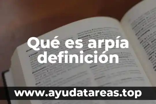 Qué es igualdad definición larga 4 Qué es arpía definición