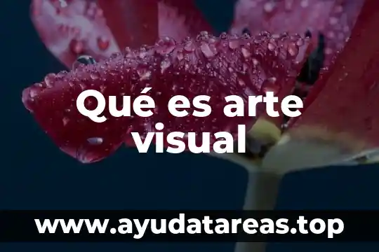 Que es el arte esgrafiado 5 Qué es arte visual