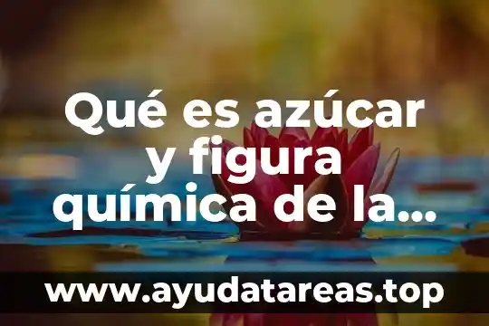 Investigar qué es una figura geométrica plana 8 Qué es azúcar y figura química de la azúcar