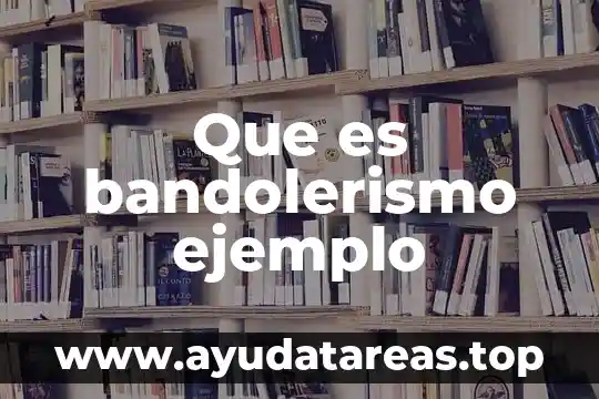 Que es metafísica y un ejemplo 7 Que es bandolerismo ejemplo