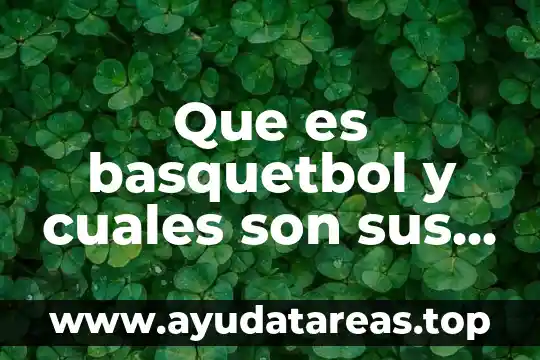Que es signo y cuales son sus componentes 3 Que es basquetbol y cuales son sus reglas