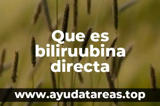 Qué es la polarización directa definición 8 Que es biliruubina directa