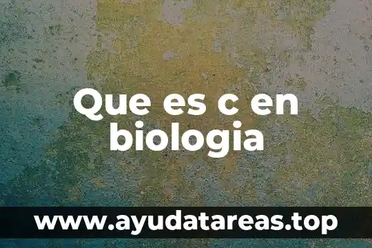 Que es conglomerado en biologia sangre y rh 5 Que es c en biologia