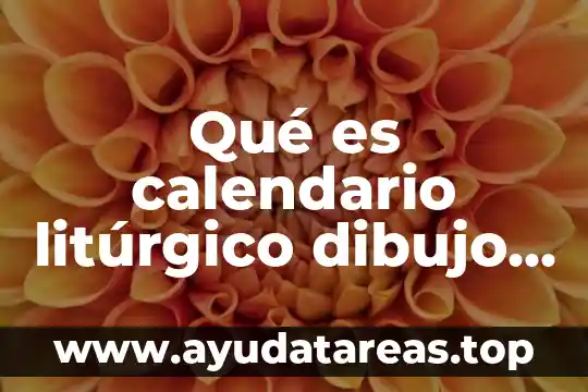 Qué es calendario litúrgico dibujo Pinterest