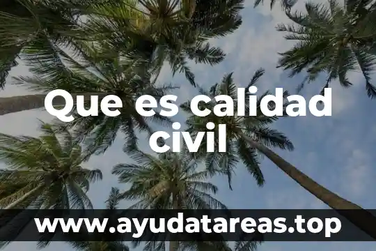 Dirección de la calidad total que es 4 Que es calidad civil