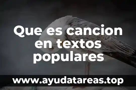 Que es una linea de textos de word 8 Que es cancion en textos populares