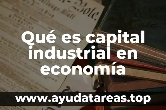 Qué es capital industrial en economía