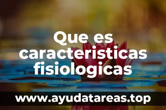 Características y que es el pensamiento 8 Que es caracteristicas fisiologicas