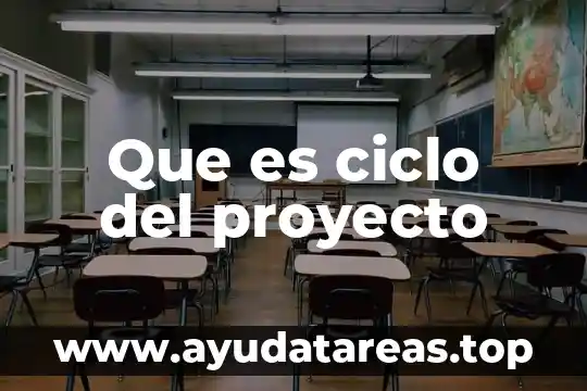 Ciclo del agua que es resumido 5 Que es ciclo del proyecto