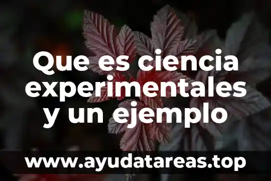 Que es la muestra pequeña en diseños experimentales psicologia 5 Que es ciencia experimentales y un ejemplo