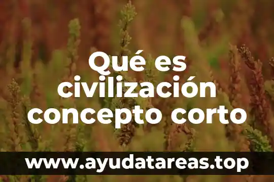 Qué es el reloj concepto corto 5 Qué es civilización concepto corto