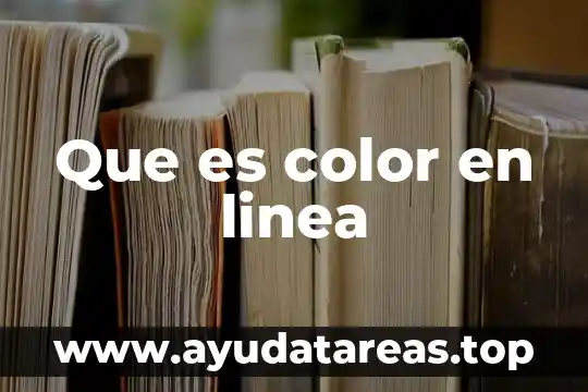 Que es usuario servicio en linea de megacable 5 Que es color en linea