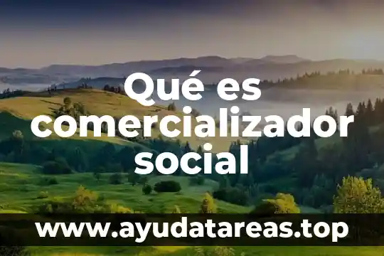 Que es nombre o razon social bibiojuridicas 6 Qué es comercializador social
