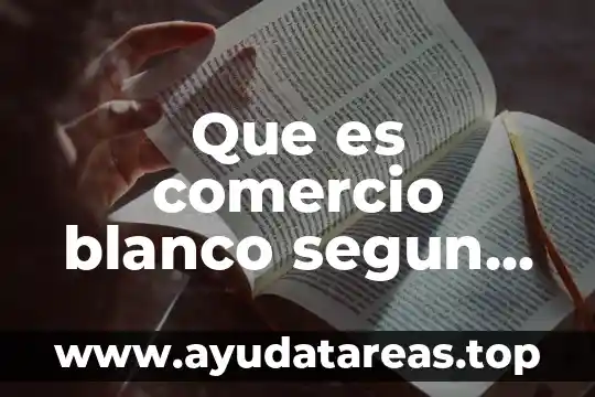 Que es descuento en libros derecho mercantil 6 Que es comercio blanco segun el derecho mercantil