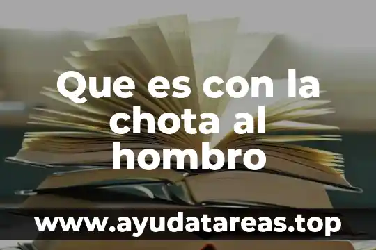 Qué es el hombro de nadador 3 Que es con la chota al hombro