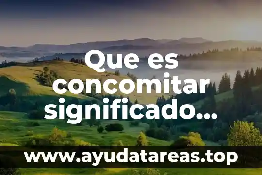 Que es un derecho significado 3 Que es concomitar significado catolico