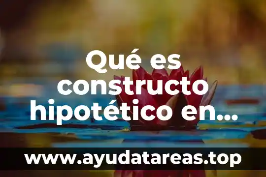 Que es idealizar psicología 4 Qué es constructo hipotético en psicología