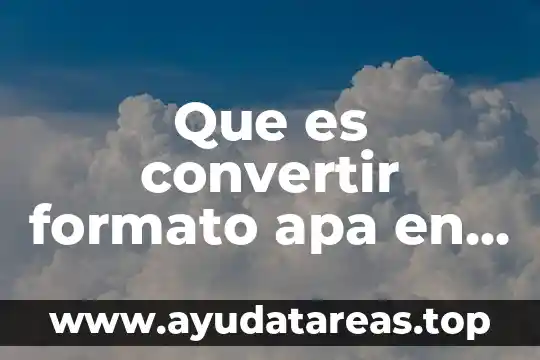 Número de palabras de Word que es 7 Que es convertir formato apa en word