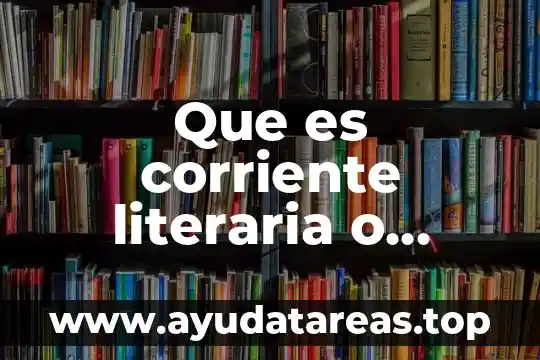 Que es voltaje y corriente en informatica 5 Que es corriente literaria o movimientos tipos