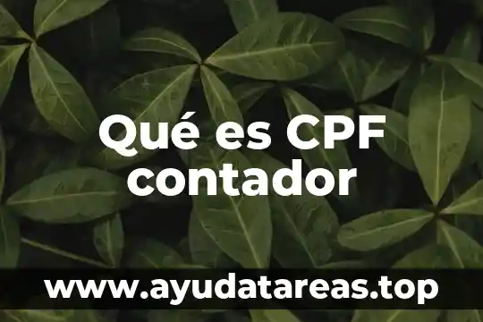 Que es el principio de irrenunciablidad de los trabajadores 3 Qué es CPF contador