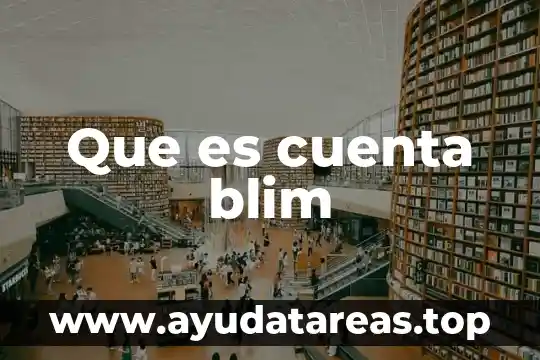 Que es project a class magazine part 5 Que es cuenta blim