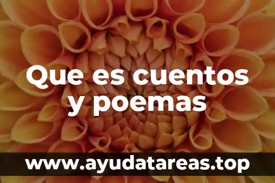 Cuentos variantes que es 5 Que es cuentos y poemas