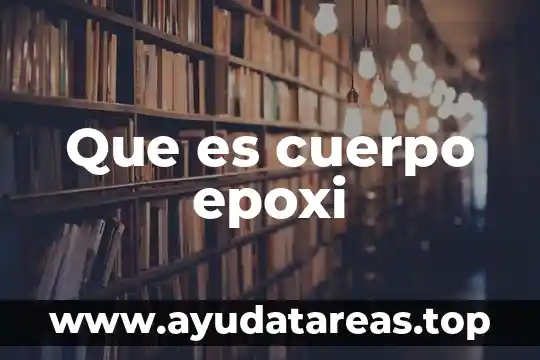 Que es fetiche en el cuerpo 5 Que es cuerpo epoxi