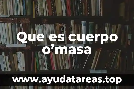 Que es catabolizar el cuerpo 3 Que es cuerpo o’masa