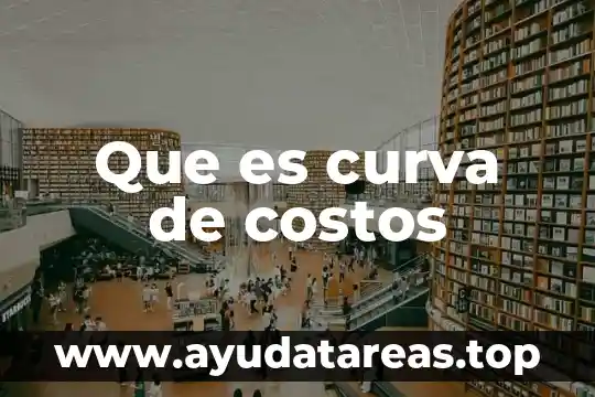 Que es una curva de nivel tipos de curvas maestra 4 Que es curva de costos