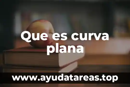 Que es una curva de nivel tipos de curvas maestra 8 Que es curva plana