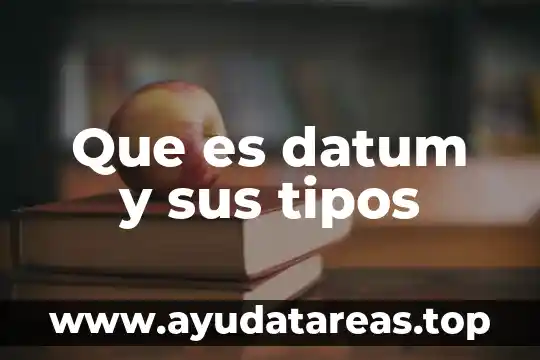 Que es innovacion y sus tipos 7 Que es datum y sus tipos