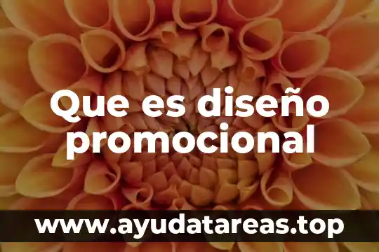 Que es un diseño metodologico de una tesis 3 Que es diseño promocional