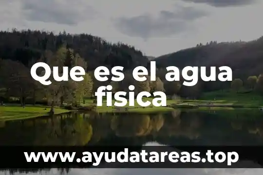 Que es simbolismo en educacion fisica 6 Que es el agua fisica