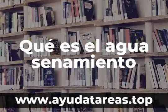 Que es agua de lixiviado 5 Qué es el agua senamiento