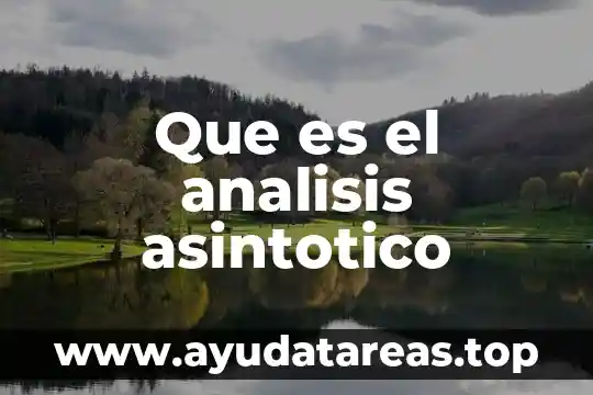 Que es el colesterol bajo en un analisis de sangre 3 Que es el analisis asintotico