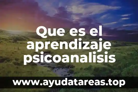 Qué es el cuerpo místico para el psicoanálisis 7 Que es el aprendizaje psicoanalisis