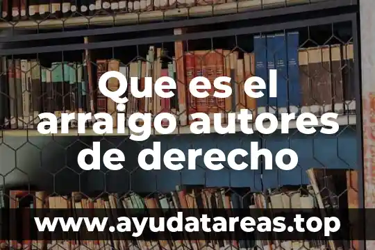 Que es la depredacion definicion de autores 4 Que es el arraigo autores de derecho